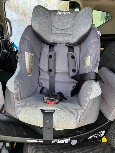 Aprica クルリラ R129対応 回転式チャイルドシート ISOFIX 新生児クッション未使用