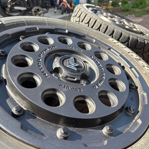 初代デリカミニ用ナイトロパワー ショットガン＋オープンカントリー15インチ