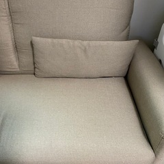 【美品】ソファ 2.5人掛け オットマンセットの画像