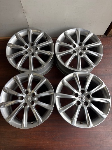 マークX純正18インチアルミホイール☆トヨタ車流用可能品