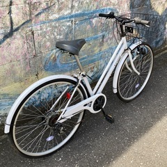 ザ・ママチャリ　27インチ×6速！整備済み。の画像