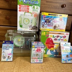 ハムスターケージ他【関連グッズ付】の画像