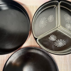 二段菓子器 漆塗 漆器 昭和レトロの画像