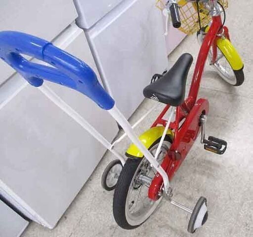 14インチ 子供用自転車 補助輪 手押し棒 INNOVATION FACTORY 札幌市北区屯田