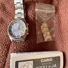 カシオ　電波　タフソーラー時計の画像