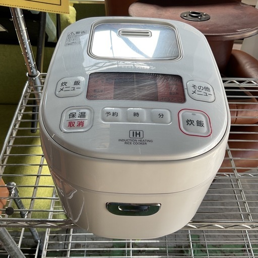 アイリスオーヤマ炊飯器3合炊き2017年中古 (YM＾＾) 深谷のキッチン 