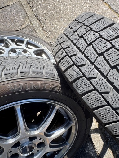 185/60R15タイヤホイール　23年　PCD100