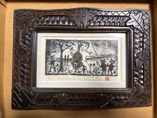 佐藤国男さんの版画