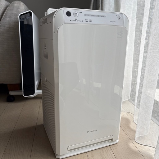 ダイキン DAIKIN ストリーマ空気清浄機 ホワイト MC55Y(W) (ふとっちょ 