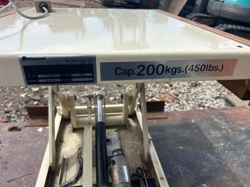 ビシャモン　テーブルリフト　200キロ　中古
