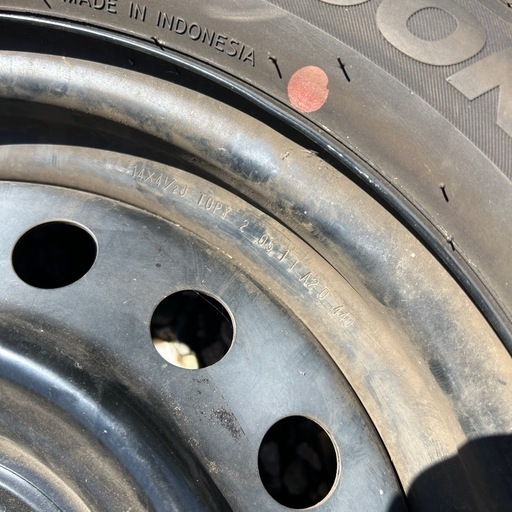 『決まりました』155/65R14　夏タイヤセット　軽自動車