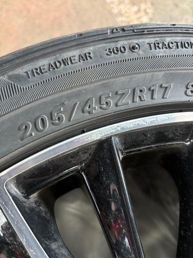 205/45/R17 ホイール 17インチ