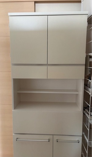 洗濯カゴ付き　サニタリー家具　ディノス
