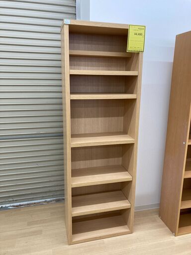 A-1827【リユースのサカイ野々市店】ジモティ来店特価‼ 本棚 木目調 