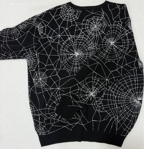 LFYT Lafayette スパイダーウェブ ニット セーターブラック