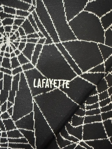 LFYT Lafayette スパイダーウェブ ニット セーターブラック