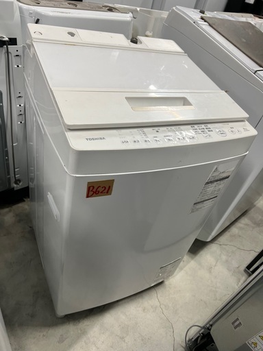 NO B621?福岡市内配送設置無料✨?AW-8D6-W 全自動洗濯機 ZABOON（ザブーン） グランホワイト [洗濯8.0kg /