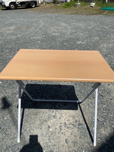 ニトリ 折りたたみデスク フレック LBR (中古商店 不用品回収) 金指の 