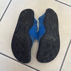【2足セット】マリンシューズ(21㎝) 水色　袋付きの画像