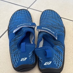 【2足セット】マリンシューズ(21㎝) 水色　袋付きの画像