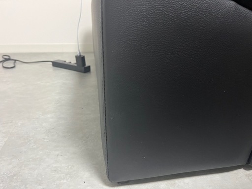 [返品は不可]SPVCレザー　コーナーソファ 高級　中古　やや傷あり
