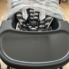 未使用品】ハイローチェア (kuma) 焼津のベビー用品《ベビーラック 