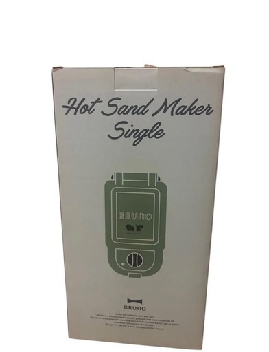 【新品・未使用】BRUNO ホットサンドメーカー シングル おしゃれ家電