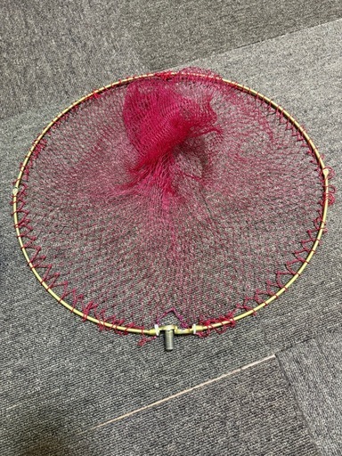 -釣り-　Fire Blood  チタン　タモ枠　45cm