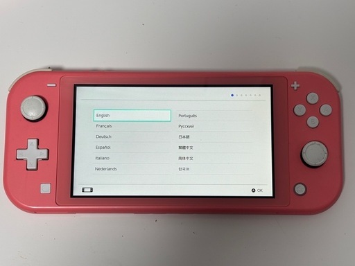 Nintendo Switchライトコーラル