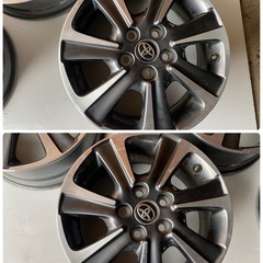 トヨタ純正 80系 後期 ノア ヴォクシー 16インチ 6J +50 5H/114.3 エスクァイア アイシス  4本の画像