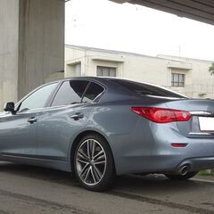 車検満タン スカイラインハイブリッド タイプSP エマージェンシーブレーキ レーダークルーズ ナビ TV Bluetooth アラウンドビューモニター インテリキー 黒本革シート シートヒーター LEDライト LEDフォグ ETC ドラレコ の画像