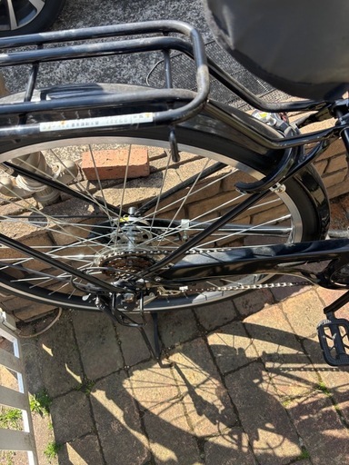 決まりました　　
自転車
