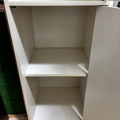 収納棚 ホワイトの画像