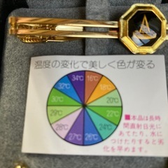 【新品未:使用品】カフス・タイピンセット。の画像
