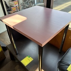 【ジャングル深井店】テーブル ピンク 家具 堺市 深井【FU485】の画像