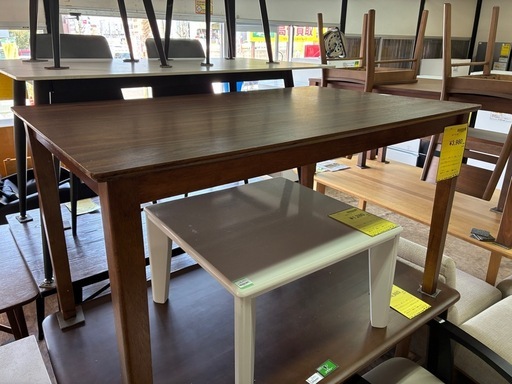 ジャングル深井店】テーブル 茶 ブラウン 家具 堺市 深井【FU487 