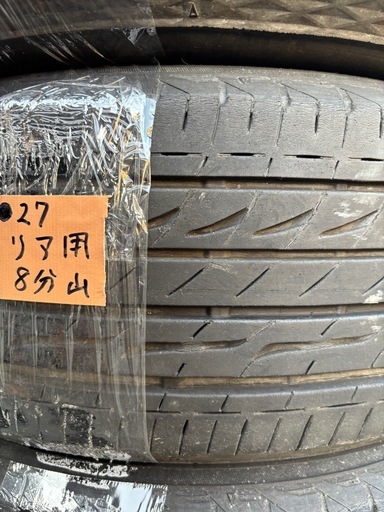 ●27中古ブリヂストン　レグノ　ＧＲ－ＸＩ　２１５／５５Ｒ１７　サマータイヤ4本セット