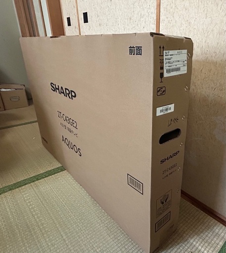 未使用品　SHARP AQUOS　2T-C43GE2 43V型液晶テレビ