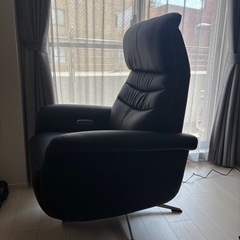 SANKI 電動パーソナルチェア 本革 ほぼ新品 アパII 9902D1 購入13万円 の画像