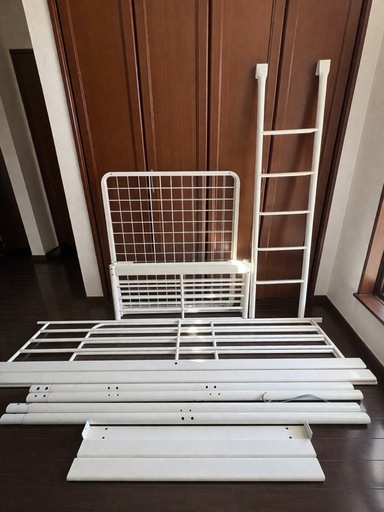 IKEA スヴェルタ ロフトベッド（白）引き取り限定状態◎ (さくらそう 
