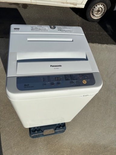 【いなべ市・直接引取】Panasonic 全自動洗濯機 5.0kg（2017年製）NA-F50B10