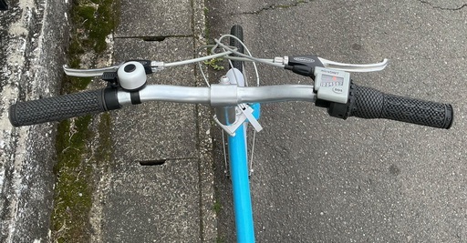 ＜調整済・美品車＞ARAYA・アラヤ・ハンディダック・20インチ折りたたみ自転車・外装7段変速 ブルー