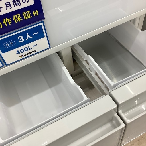 【6ヶ月間の動作保証付き】HITACHIの5ドア冷蔵庫R-S40Jのご紹介です