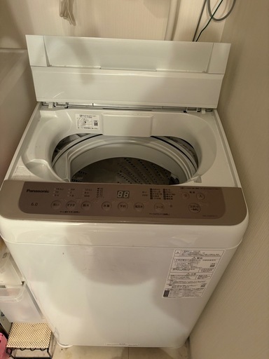 Panasonic 洗濯機 6L 2021年製 (らん) 美園の生活家電《洗濯機》の中古 