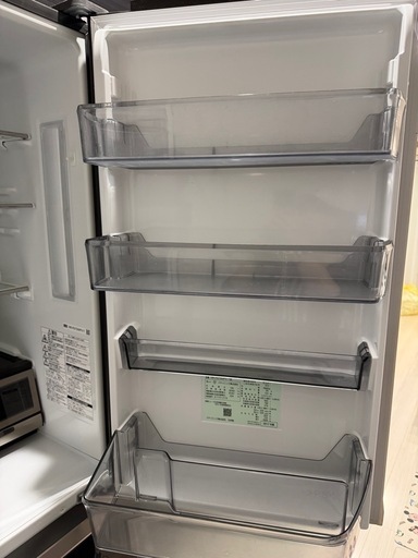 Panasonic 665L 大型冷蔵庫 NR-F673WPV ミラー黒 美品 動作良好