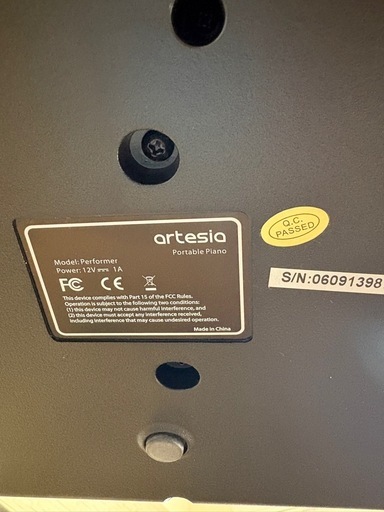 ARTESIA PERFORMER BK 電子キーボードスタンドセット (なのまま 