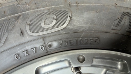 WORKホイール付！TOYO OPEN COUNTRY系 195R16C 2023年製 バリ溝 4本