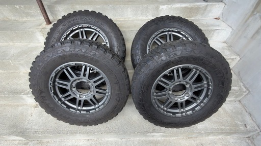 WORKホイール付！TOYO OPEN COUNTRY系 195R16C 2023年製 バリ溝 4本