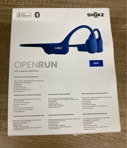 Shokz (ショックス) OpenRun 骨伝導イヤホン ワイヤレスイヤホン オープンイヤー  リサイクルショップ宮崎屋　佐土原店　26.4.12