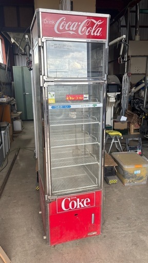 ジャンク アンティーク レストアベース コカコーラ冷蔵ショーケース ジャンク アンティーク レストアベース コカコーラ冷蔵ショーケース